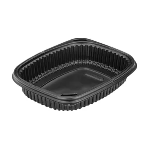 Cookipack PP noir 1comp 1050ml 255x189x45mm